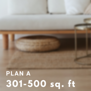 Plan A (301-500 sq. feet)