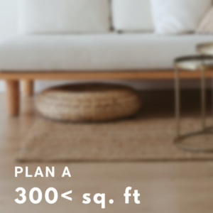 Plan A (300 sq. feet or below)